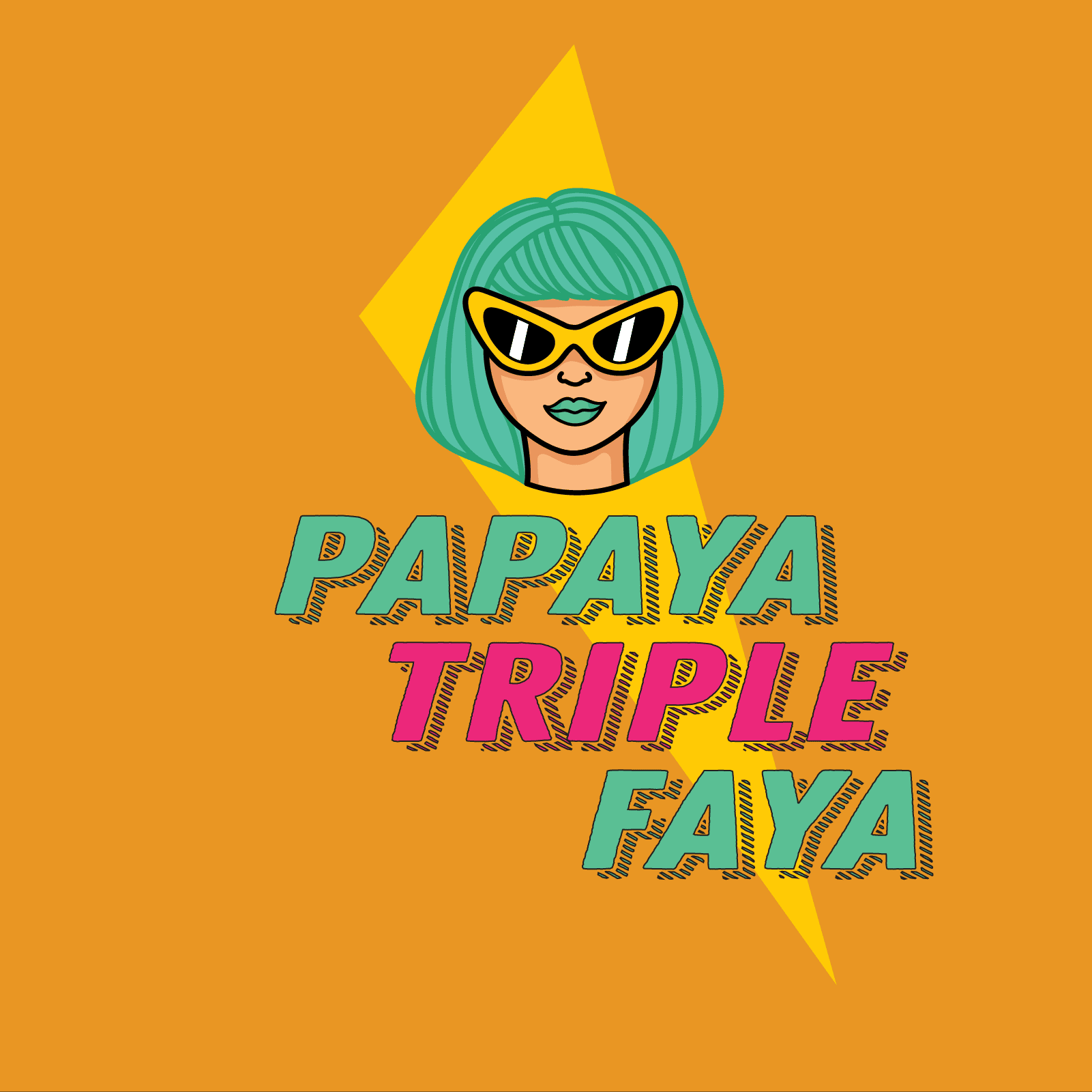 Papaya Triple Faya provisional logo